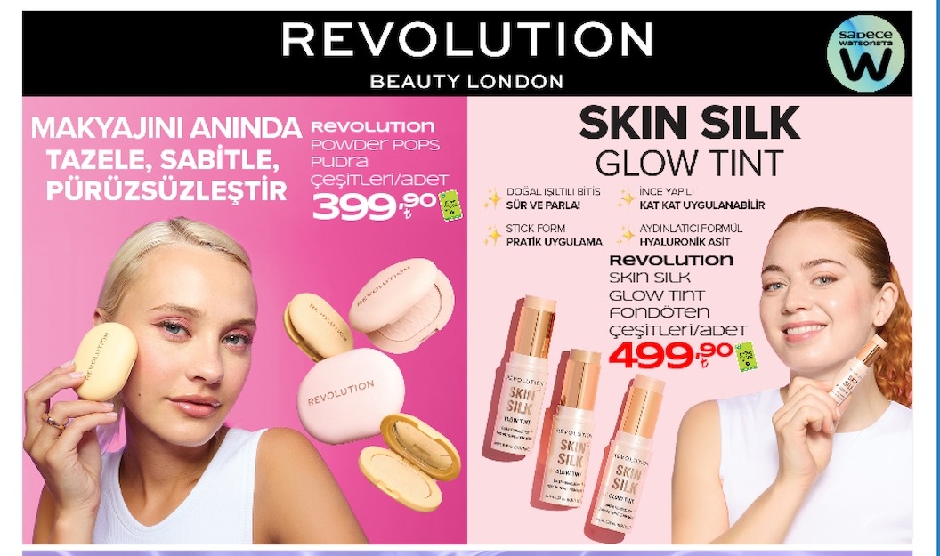 Revolution Beauty London Pudra Çeşitleri/Adet