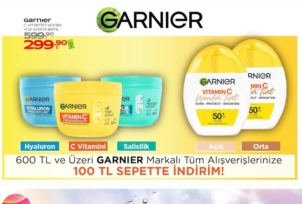 Garnier C Vitamini Soruze Yüz Kremi 85Ml