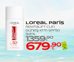 L'Oreal Paris Revitalift Clinical Güneş Krm Spf50 50Ml