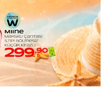 Miine Makyaj Çantası S.Tipi Bölmesiz Küçük Kiraz