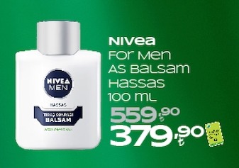 Nivea For Men As Balsam Hassas 100 Ml