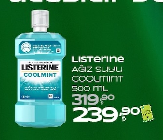 Listerine Ağiz Suyu Coolmint 500 Ml