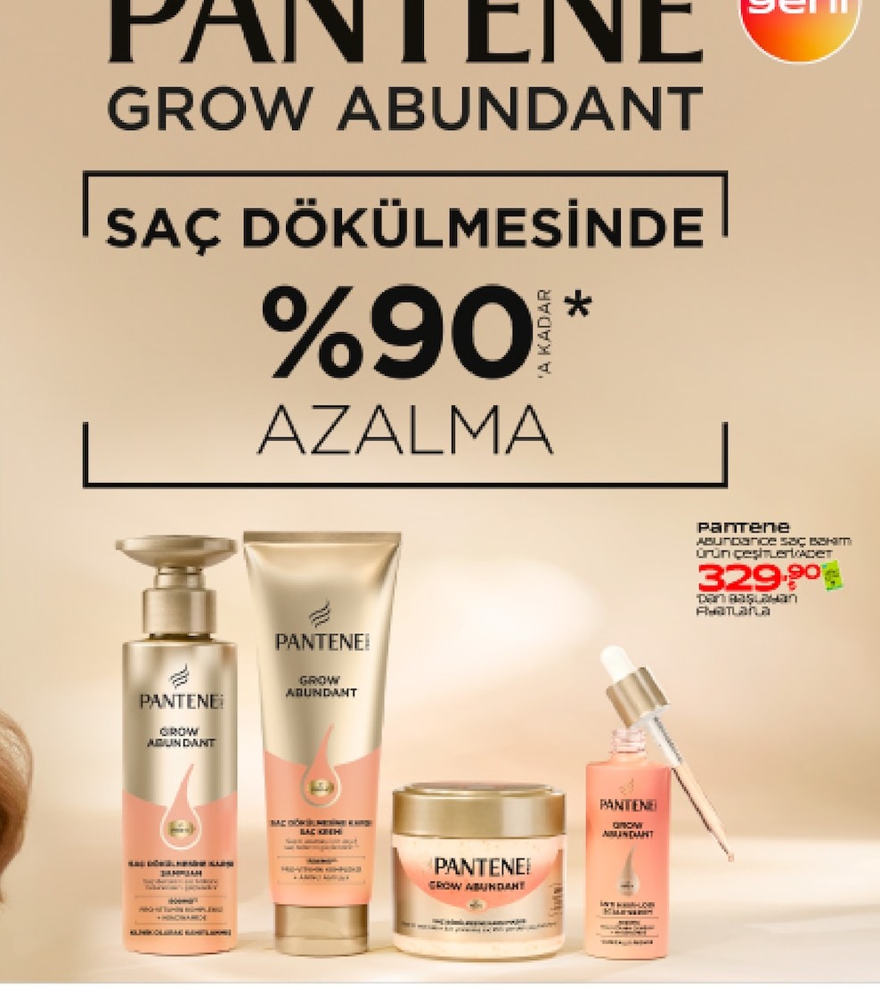 Pantene Grow Abundant Saç Kremi 1 Adet