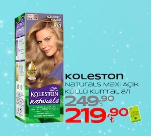 Koleston Naturals Maxi Açik Küllü Kumral 8/1