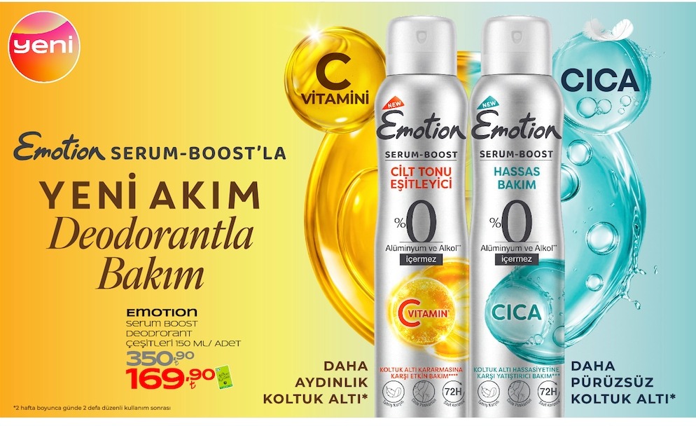 Emotion Serum-Boost Deodorant Çeşitleri 150 Ml / Adet