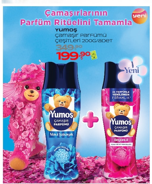 Yumos Camașır Parfümü Çeșitleri 200G/Adet