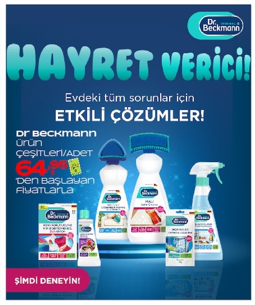 Dr. Beckmann Ürün Çeșitleri/Adet