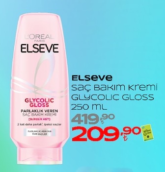 Elseve Glycolic Gloss Saç Bakım Klemi 250Ml