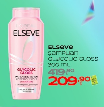 L'Oréal Elseve Glycolic Gloss Şampuan 300 Ml