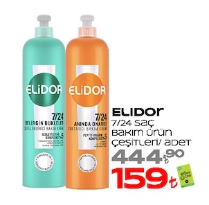 Elidor 7/24 Saç Bakım Ürünleri 400 Ml