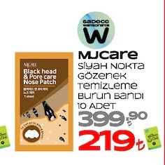 Mjcare Siyah Nokta Gözenek Temizleme Burun Bandı 10 Adet