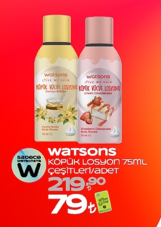 Watsons Köpük Losyon 75Ml