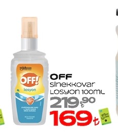 Off Sinekkovar Losyon 100Ml