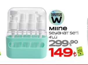 Miine Seyahat Seti 4'Lü