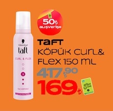 Taft Köpük Curl & Flex 150 Ml