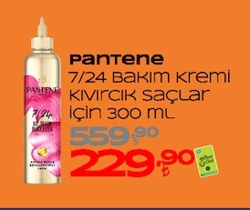 Pantene 7/24 Bakım Kremi Kıvırcık Saçlar Için 300 Ml