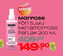 Morfose Fön Suyu Metamorfose Parlak 200 Ml