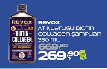 Revox Saç Bakım At Kuyruğu Biotin Collagen Şampuan 360Ml