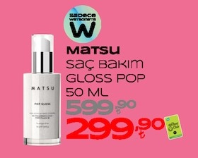 Matsu Saç Bakım Gloss Pop 50Ml