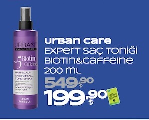 Urban Care Expert Saç Toniği Biotin&Caffeine 200 Ml