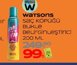 Watsons Saç Köpüğü Bukle Belirginleştirici 200 Ml