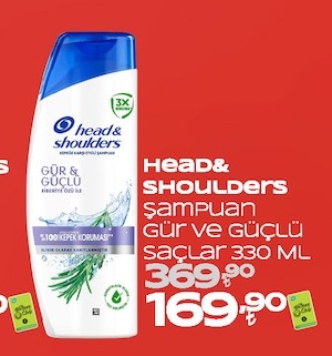 Head & Shoulders Gür Ve Güçlü Saçlar Şampuan 330 Ml