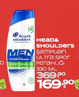 Head & Shoulders Ultra Spor Ferahlığı Şampuan 330 Ml