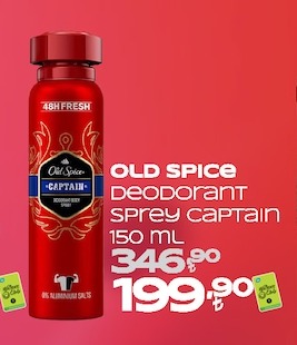 Old Spice Deodorant Sprey Captain 150 Ml