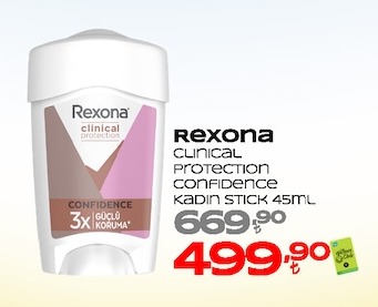 Rexona Clinical Protection Confidence Kadın Stick 45Ml