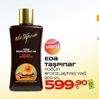 Eda Taşpınar Yoğun Bronzlaştırıcı Yağ 200 Ml