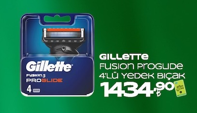 Gillette Fusion Proglide 4'Lü Yedek Bıçak