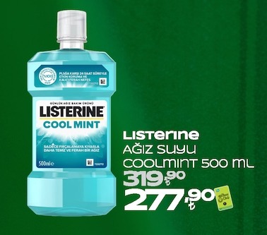Listerine Cool Mint Ağız Suyu 500 Ml