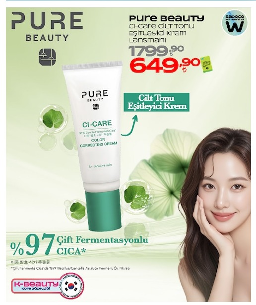 Pure Beauty Cilt Tonu Eşitleyici Krem 50Ml