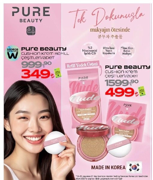 Pure Beauty Cushion Krem Refill Ve Kılıf Seti