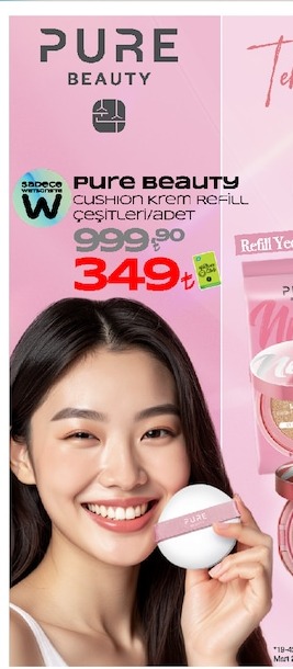 Pure Beauty Cushion Krem Refill Seti
