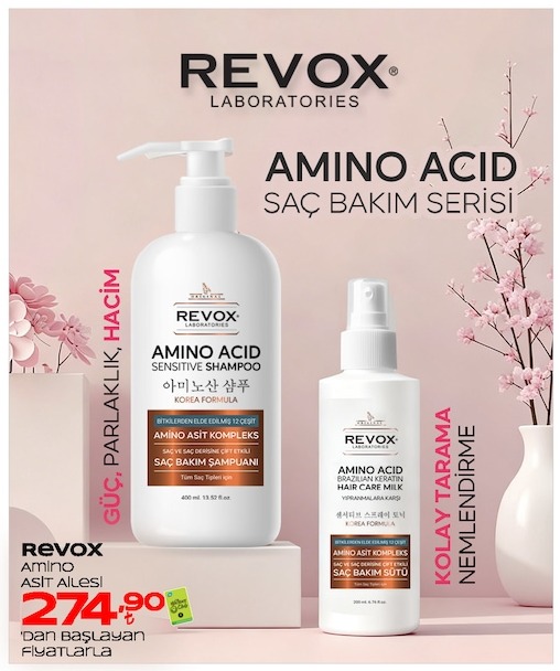 Revox Amino Asit Şampuan 400Ml