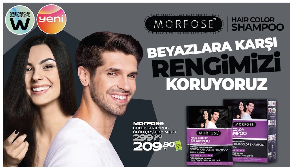 Morfose Hair Color Shampoo Beyazlara Karşı Rengimizi Koruyoruz