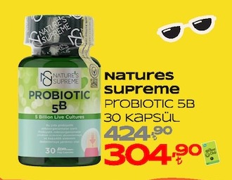 Natures Supreme Probiotic 5B 30 Kapsül