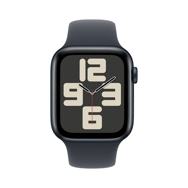 Apple Watch SE MXEJ3TU/A GPS 44 mm Spor Kordon Akıllı Saat Gece Yarısı