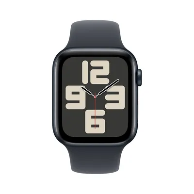 Apple Watch SE MXEJ3TU/A GPS 44 mm Spor Kordon Akıllı Saat Gece Yarısı