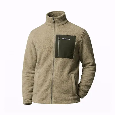 Columbia Jasper Ridge Pebbled Full Zip Fleece 2142421-397 Erkek Polar Haki