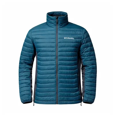 Columbia Powder Pass Hybrid Jacket 2134141-429 Erkek Mont Mavi
