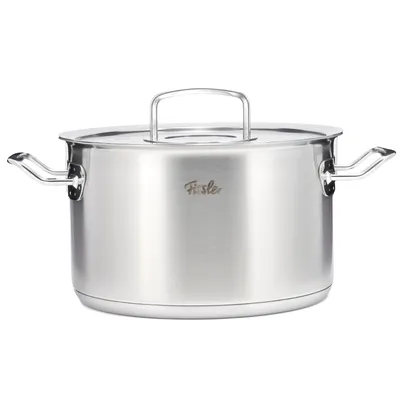 Fissler Original-Profi Colection 084-129-24-000 Cam Kapaklı Yüksek Çelik Tencere 24 cm