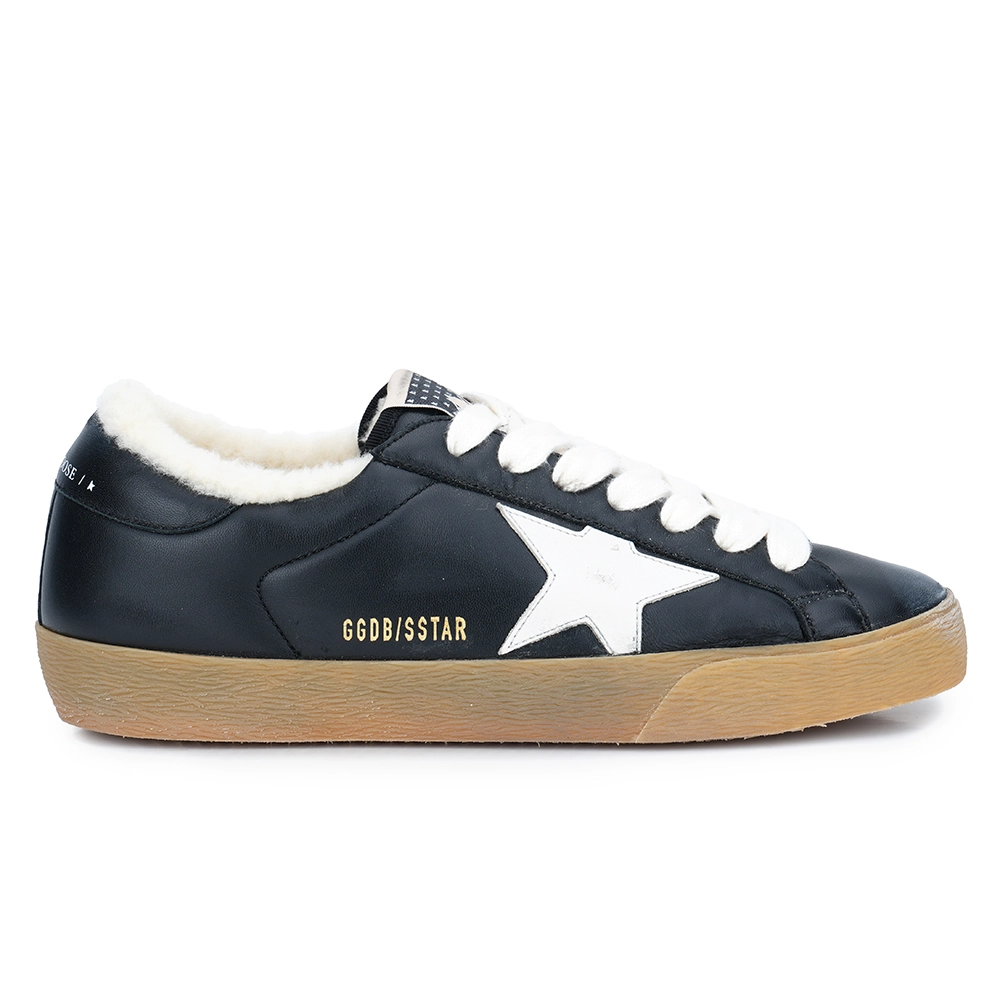 Golden Goose Super Star GMF00828-F006567-90415 Erkek Sneakers Siyah