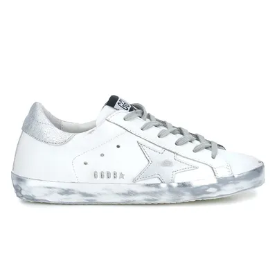 Golden Goose Super Star GWF00101-F000314-80185 Kadın Sneakers Beyaz Gri