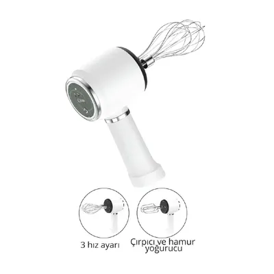 Kiwi KMX-3612 Şarjlı El Mikseri