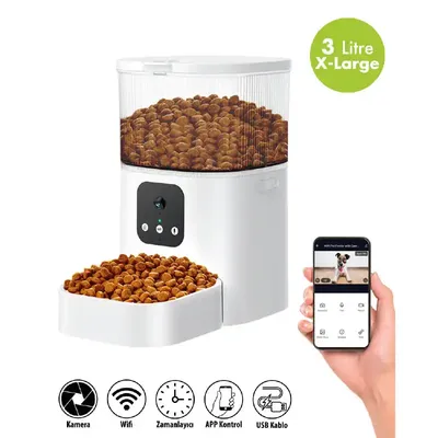 Kiwi Pets Kameralı Akıllı Evcil Hayvan Besleyici