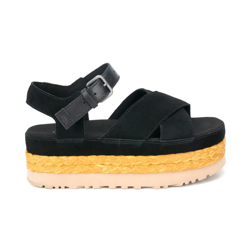 Ugg Aubrey Platform 1167471-BLK Kadın Sandalet Siyah