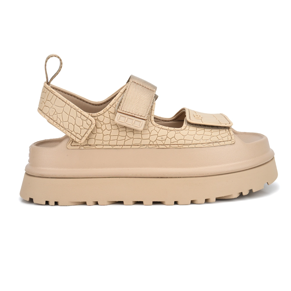 Ugg Goldenglow Embossed 1175311-MDSD Kadın Sandalet Sütlü Kahve