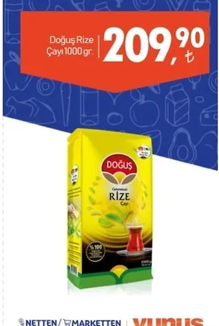 Doğuş Rize Çayı 1000 Gr.